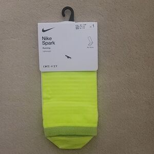 Nike Spark Running Dri-Fit Neon Socks NWT